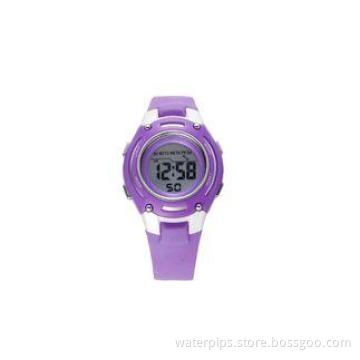 Elegant Round Sport LCD Digital Women / Ladies Wrist Watch